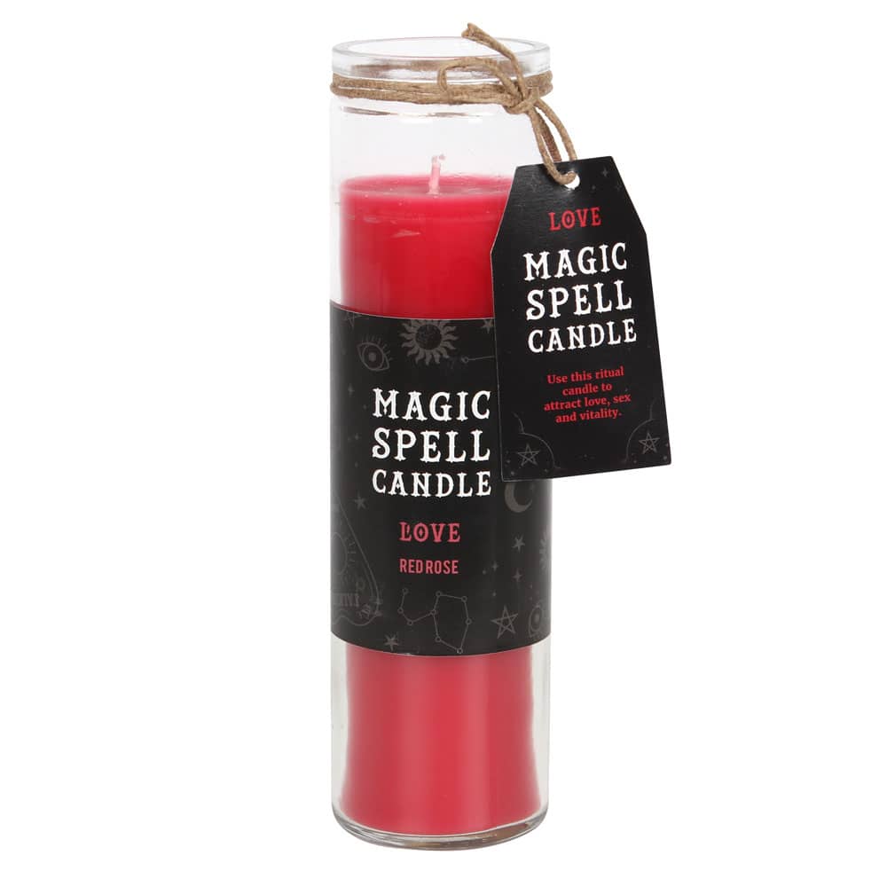 Rose ‘Love’ Spell Tube Candle