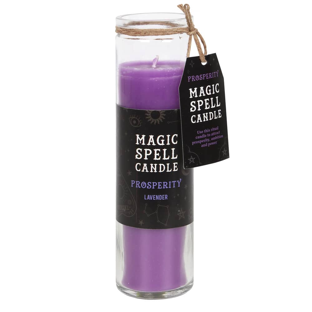 Lavender ‘Prosperity’ Spell Tube Candle