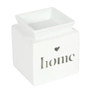 White Home Cut Out Oil Burner
